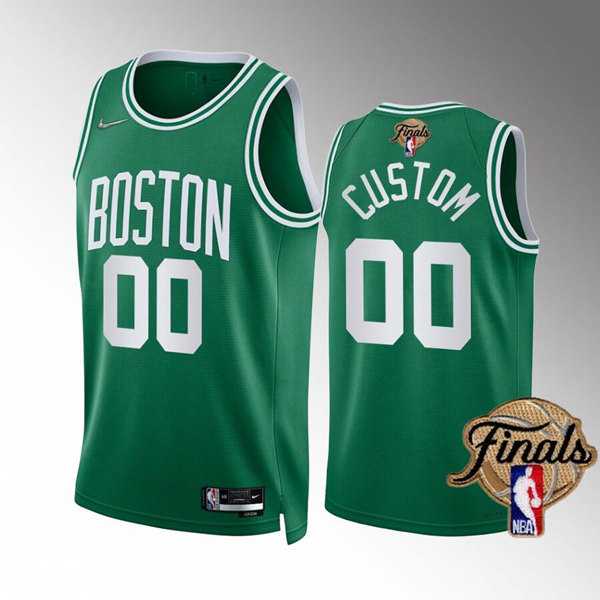 Men & Youth Customized Boston Celtics Active Player Green 2022 Finals Stitched Jersey